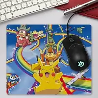 Коврик для мышки прямоугольный Pokemon Pikachu, Bellsprout, Chimchar