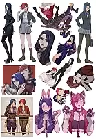 Наклейки Arcane Violet & Caitlyn Kiramman