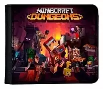 Кошелек с отделением для мелочи с персонажами игры Подземелья Майнкрафта