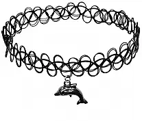 ����-����� Tattoo Choker ������ � ������� �������