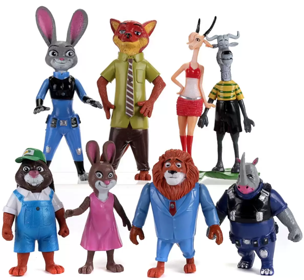 Zootopia フィギュア　まとめ売り Купить Набор фигурок Зверополис Zootopia 8 штук с доставкой по России