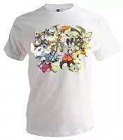 Аниме футболка с героями Pokemon
