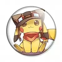 Значок Pokemon - Pikachu pilot