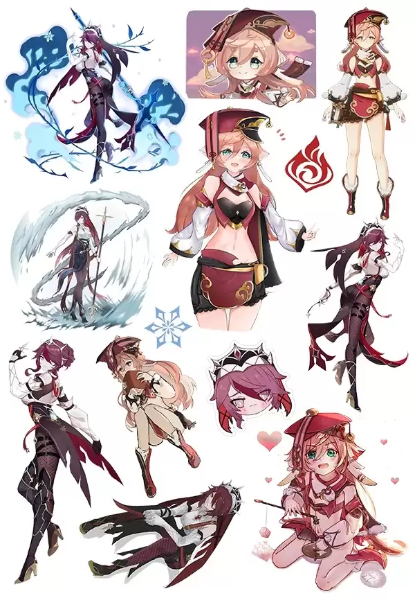 ������� Genshin Impact / Yan Fei & Rosaria