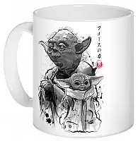 ������ Sumi-e The Mandalorian - Old and Young