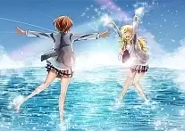 ������ �������� Shigatsu wa Kimi no Uso - Tsubaki Sawabe � Kaori Miyazono