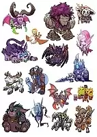 Стикеры виниловые "World of Warcraft" No.1