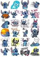 Стикеры виниловые из мультфильма Lilo & Stitch No.2
