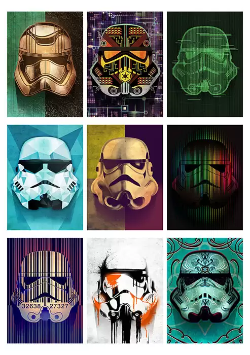 ���������� ������� ������� Masked Stormtroopers No.1 �� ����� � ����� �������� ����� / Star Wars