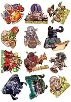 Стикеры виниловые "World of Warcraft" No.2