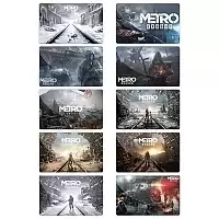 Набор магнитов прямоугольных METRO Exodus No.1
