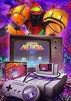 Плакат бумажный Metroid