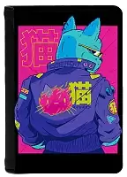 Обложка на паспорт Cyber Cat