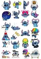 Стикеры виниловые из мультфильма Лило и Стич No.6