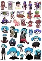 Наклейки Sally Face No.1