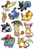 Наклейки "Pokemon" No.4