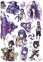 ������� Genshin Impact / Raiden Shogun & Kujou Sara