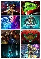 Наклейки "Metroid" No.1