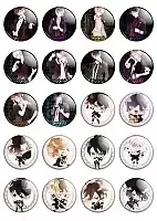 Набор значков Diabolik Lovers No.2