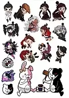 Наклейки Danganronpa №2