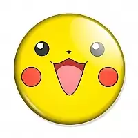 Значок Pokemon - Pikachu face