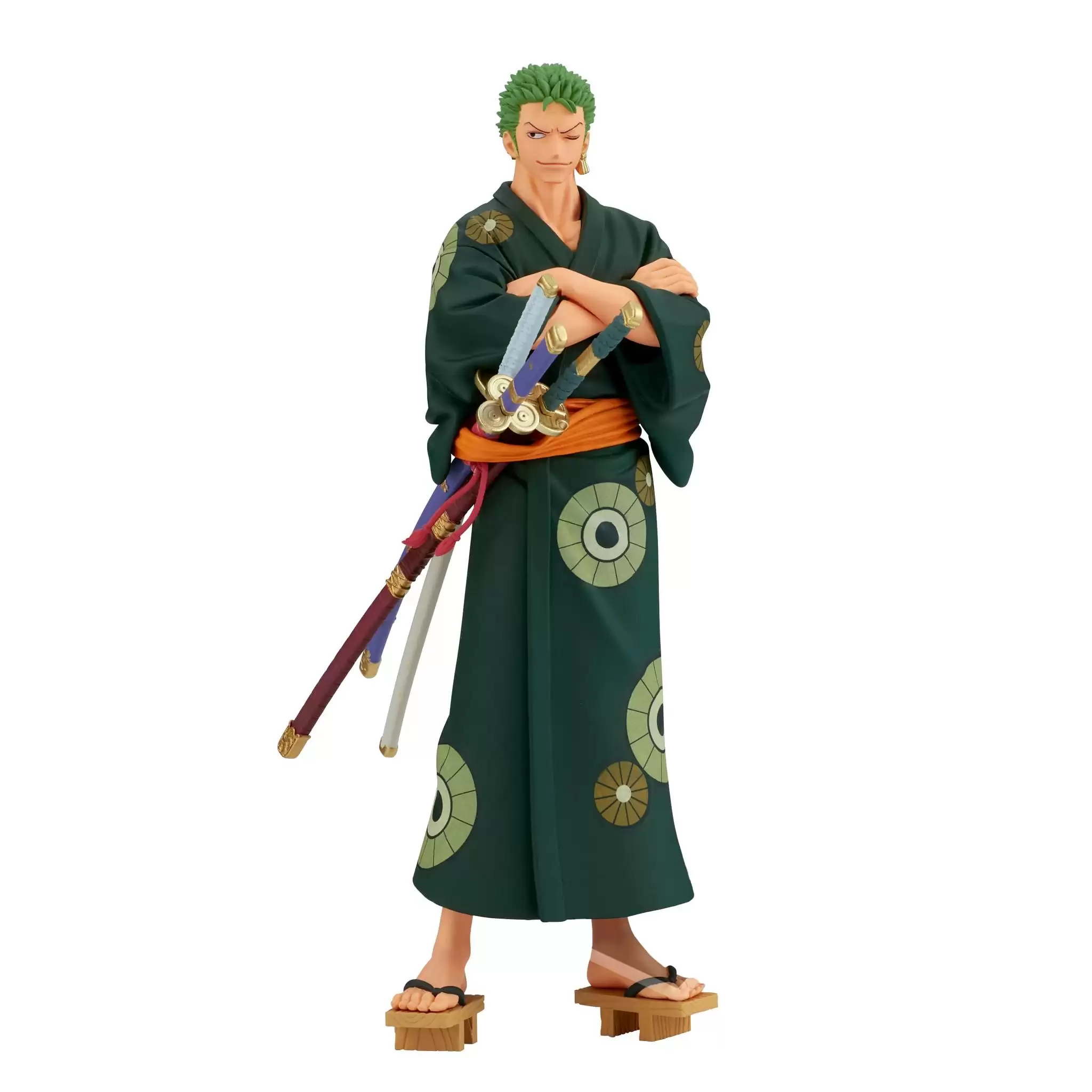 コミック・アニメ ONE PIECE Roronoa Zoro WCF KMMT-02 Фигурка SAV One Piece DXF The Grandline Series Wano Country