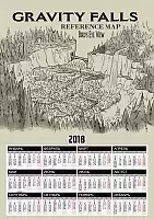 ��������� �������� �3 �� 2025 ��� Gravity Falls Map