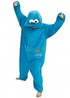 �������� ����� ����� ����������� �������� / Kigurumi Sesame Street Cookie Monster Blue