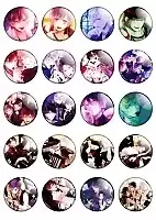 Набор значков Diabolik Lovers No.1
