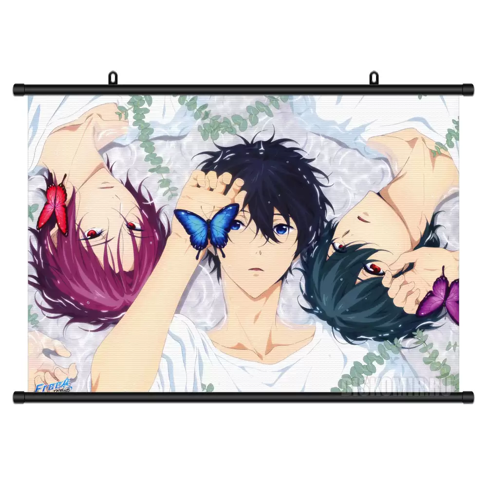 ���������� ������� ������� �������� Free! Iwatobi Swim Club Ikuya, Rin � Haruka �� ����� � ����� ������� �����! / Free! / Iwatobi Swim Club / ������������ ���� ������� ����� ������� / �������!
