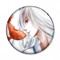  Kamisama Hajimemashita - Tomoe with fish