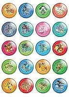 Набор значков Pokemon No.3