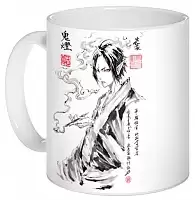 ������ Sumi-e "Hoozuki no Reitetsu" Hakutaku � Hoozuki