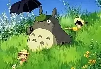   Tonari no Totoro Satsuki, Mei Kusakabe and Totoro
