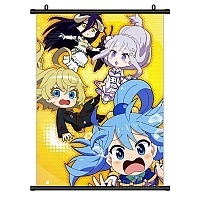 ������� �������� Isekai Quartet - Tanya Degurechaff, Emilia, Albedo, Aqua