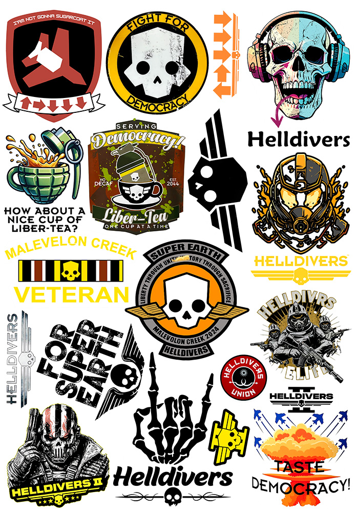 ������� ��������� ������ ������� / Helldivers 2 Logo