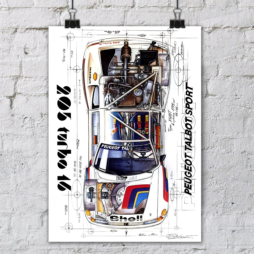 ������ Peugeot 205 Turbo 16 Talbot Sport / ������ �� �����