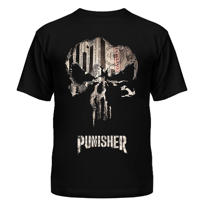 ���������� ������� �������� Punisher Skull Logo �� ����� � ����� �������� / The Punisher