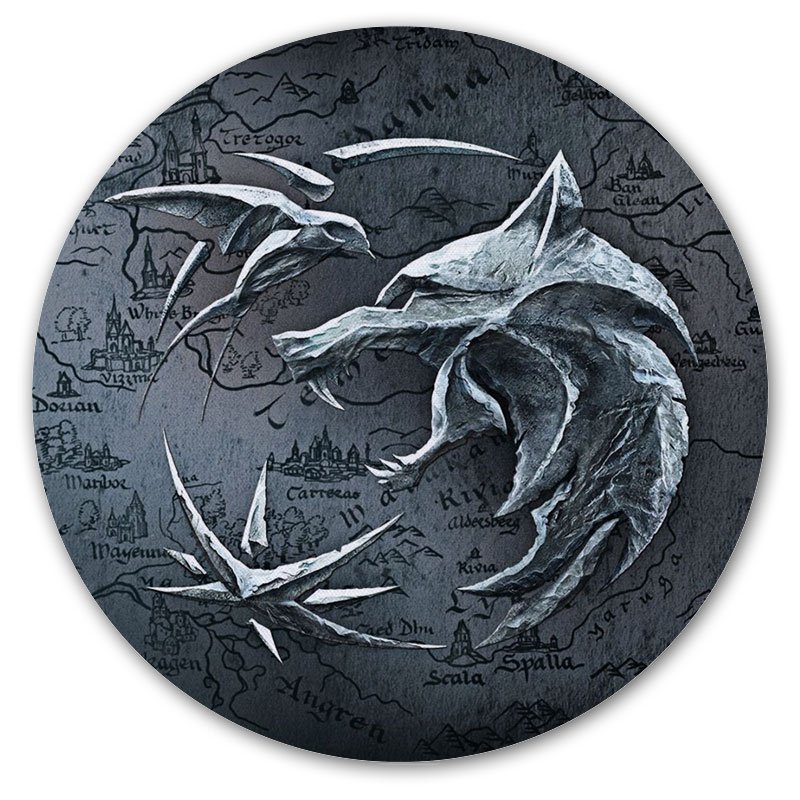 ���������� ������� ������ ��� ����� ������� The Witcher Netflix Logo �� ����� � ����� ������� / The Witcher