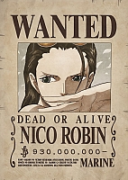   One Piece - Nico Robin Wanted Poster
