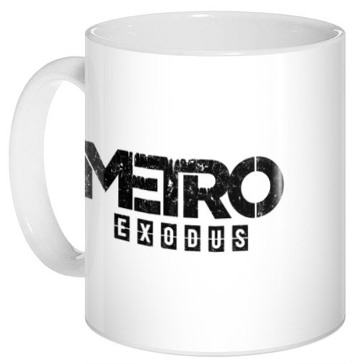 ���������� ������� ������ METRO Exodus Logo �� ����� � ����� ����� / Metro