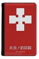 Обложка на паспорт кожзам "Fire Force" Cross