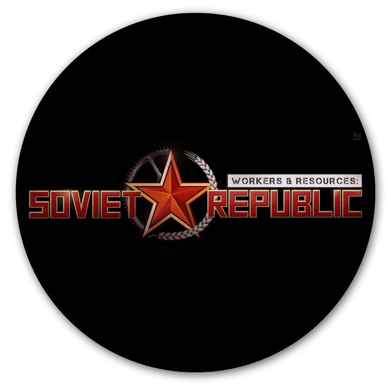 ���������� ������� ������ ��� ����� ������� Workers & Resources: Soviet Republic Logo �� ����� � ����� ������� � �������: ��������� ���������� / Workers & Resources: Soviet Republic