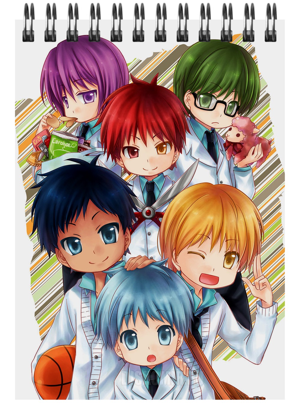 ���������� ������� �������� ��� ��������� A6 Kuroko no Basuke �� ����� � ����� ��������� ������ / Kuroko's Basket Ball / The Basketball Which Kuroko Plays / Kuroko no Basuke / ���������, � ������� ������ ������