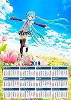 ��������� �������� �3 �� 2025 ��� Vocaloid Hatsune Miku Flowers
