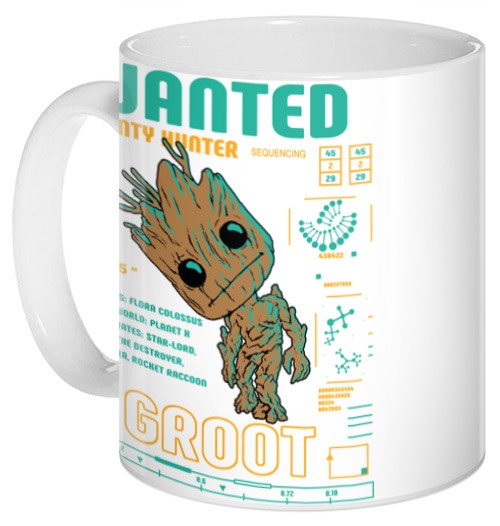���������� ������� ������ Guardians of the Galaxy WANTED GROOT �� ����� � ����� ������ ��������� / Guardians of the Galaxy