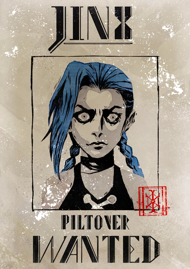 ������ �������� Arcane - Jinx Wanted Poster