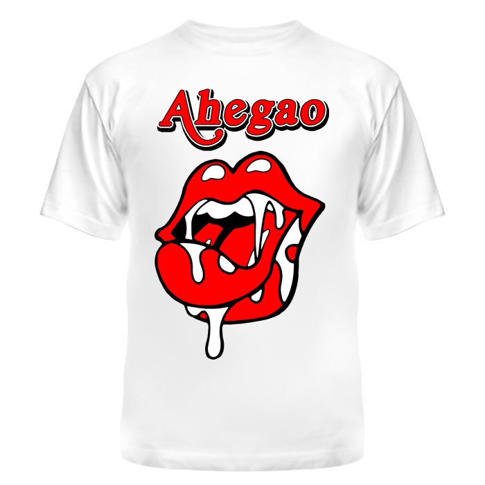 ���������� ������� �������� Ahegao Logo (Rolling Stone Ver.) �� ����� � ����� ������ / Ahegao / O-Face / ������