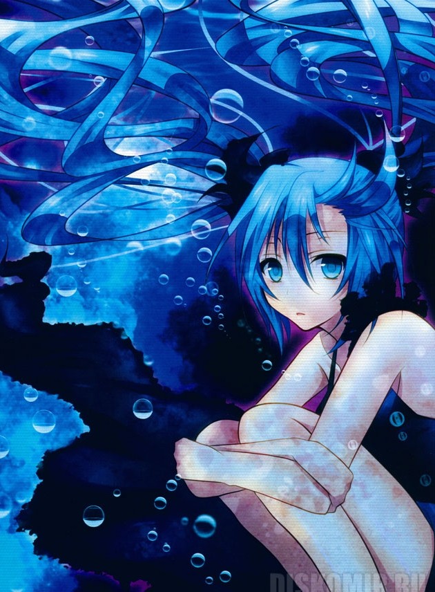 ���������� ������� ������ �������� Vocaloid Miku Hatsune Bubbles �� ����� � ����� ��������� / Vocaloid