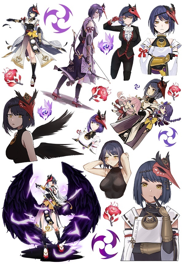 ������� Genshin Impact / Kujou Sara